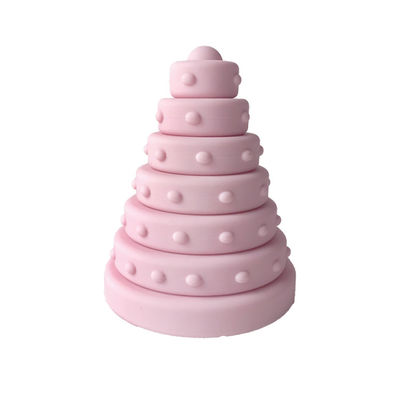 comprare Il silicone senza piombo che impila Toy Food Grade Early Learning gioca per gli infanti online manufacture