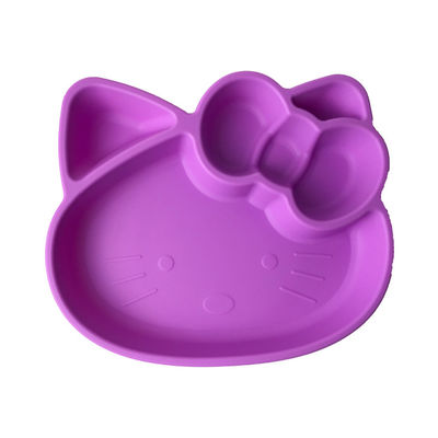 comprare Piatti liberi del bambino di Kitten Shape Silicone Feeding Sets Bpa del fumetto online manufacture