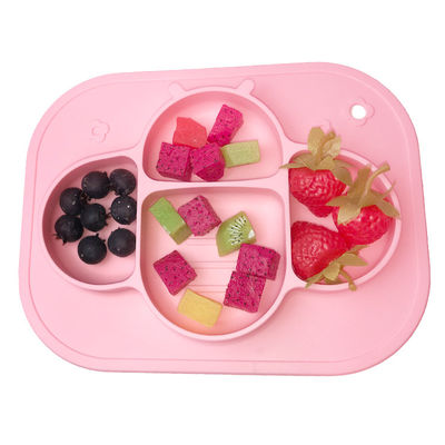 comprare La piastrina divisa libera non tossica di aspirazione di Tray Bee Shape BPA del bambino del silicone ha personalizzato online manufacture