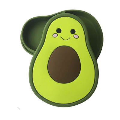 comprare La piastrina d'alimentazione di formazione del silicone del bambino di forma dell'avocado ha personalizzato Bpa libero online manufacture