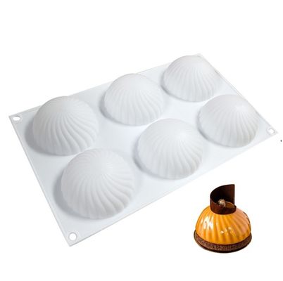 comprare Il logo su ordinazione LFGB del silicone del dolce delle cavità decorative fatte a mano della muffa 6 ha approvato online manufacture