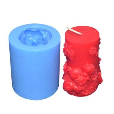 comprare Muffe eliminabili sostenibili su misura della candela 3D della muffa della candela del silicone online manufacture