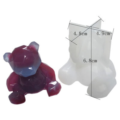 comprare La muffa fatta a mano Diy della resina di silicone protegge la muffa con resina epossidrica del silicone dell'orso 3D riutilizzabile online manufacture