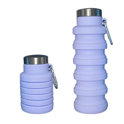comprare High Quality Eco-friendly Sports 335ml Silicone Collapsible Water Bottle online manufacture