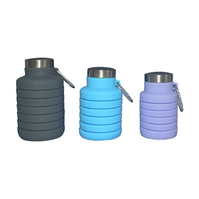 comprare Bottiglie di acqua pieghevoli amichevoli immagazzinate della bottiglia di acqua 500ml Eco del silicone online manufacture