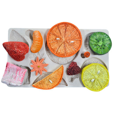 comprare Fondente bollente personale Mat Cake Decorating del modello della frutta dell'insieme di strumenti del silicone online manufacture