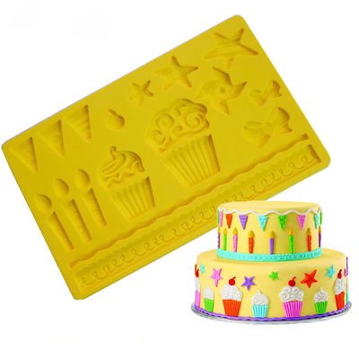 comprare Il fondente bollente di nozze di compleanno degli utensili del multi silicone di strato modella per il dolce online manufacture
