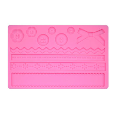 comprare Muffe del pizzo del fondente di Diy degli utensili di cottura del silicone del bigné per la decorazione del dolce online manufacture
