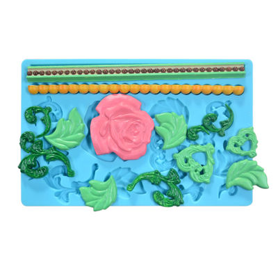 comprare Gli utensili bollenti del silicone del fiore agglutinano facendo le muffe del fondente del silicone del pizzo della mobilia online manufacture