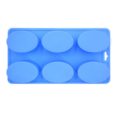 comprare Muffa bollente ovale di Diy della famiglia, muffa su ordinazione del sapone del silicone di 6 cavità dell'OEM online manufacture