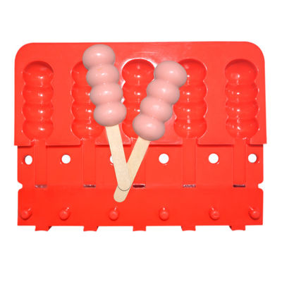 comprare Le muffe sostenibili LFGB del gelato del ghiacciolo del silicone della muffa fatta a mano del ghiaccio hanno approvato online manufacture