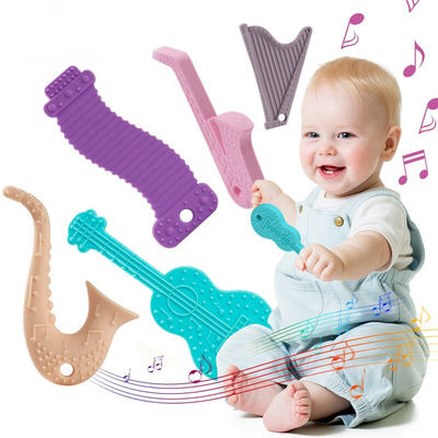 comprare La cassetta portautensili masticabile della tettarella mettere i denti del silicone ha messo i giocattoli molli di Soother online manufacture