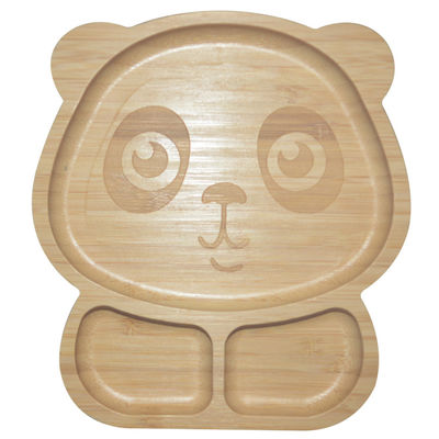 comprare La piastrina di bambù del bambino del silicone delle stoviglie amichevoli di Eco ha diviso liberamente la piastrina BPA di aspirazione online manufacture