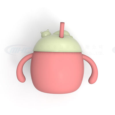 comprare MHC 4 mesi Coppa di alimentazione per bambini con paglia 50 pezzi Set regalo piatto e manici online manufacture