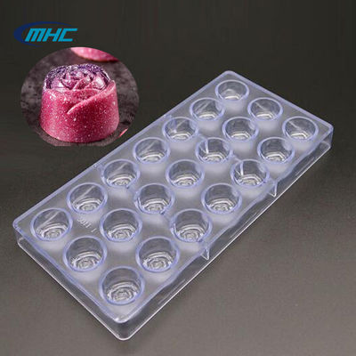comprare MHC Polycarbonate in forma di fiore di rosa in forma di cioccolato approvato FDA online manufacture