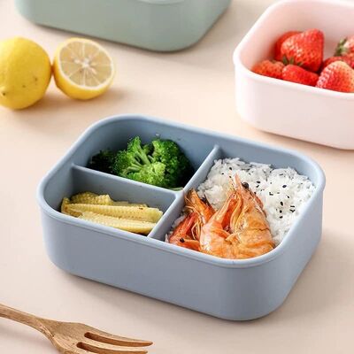 comprare Set di scatole alimentari in silicone per bambini adatti al microonde e al frigorifero, facili da pulire online manufacture