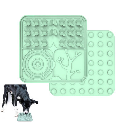 comprare MHC Custom Eco-Friendly Silicone Dog Lick Mat Caratterizzato Quadrato Portatile Materiale impermeabile alimentare per piccoli animali Cucine per cani online manufacture