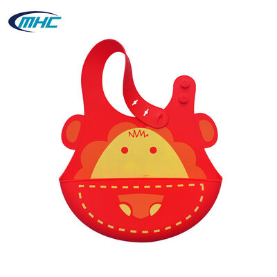 comprare Rottura di stoffa Bibs per bambini impermeabile Silicone Cute Bibs per bambini Silicone Bibs per bambini Fabbrica Bibs per bambini di cotone Bibs per bambini di silicone con bottoni online manufacture