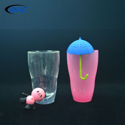 comprare Tazza di silicone ad alta trasparenza resistente alle fratture Colore alimentare Liquido Vino surgelato Vetro di bevande Vetro di vino Tazza raffreddata ad acqua online manufacture