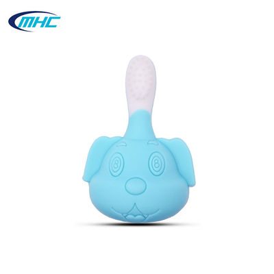 Il bambino molle masticabile Teether del silicone spazzola la forma sveglia BPA di porcellino libera