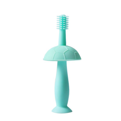Prezzo franco fabbrica del silicone di Teether del bambino forma di pulizia dello spazzolino da denti di 360 infanti di grado