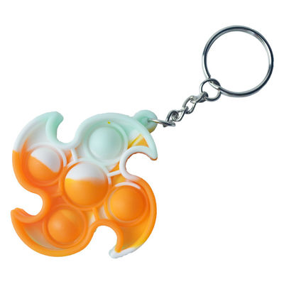 Giocattolo educativo di irrequietezza di schiocco di Toy Stress Relief Keychain Bubble dei bambini del mulino a vento