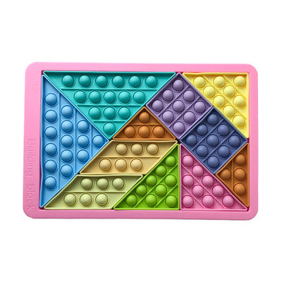 I bambini unisex presto che imparano i giocattoli educativi bollono puzzle del tangram dei giocattoli di irrequietezza