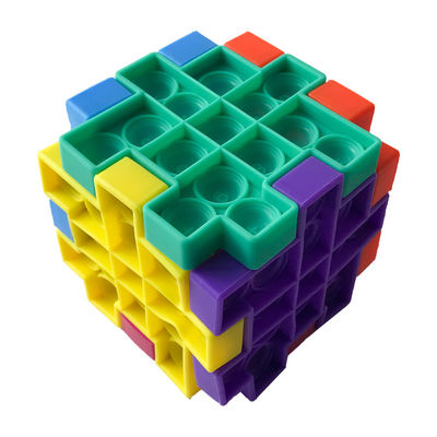 Toy Poppit Infinity Cube Fidget educativo Toy Customized Color dei bambini 3D