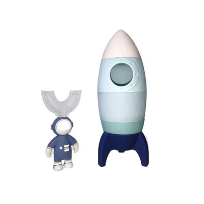 Colore di Rocket Toy Teeth Brush Decoration Customized del bambino del silicone