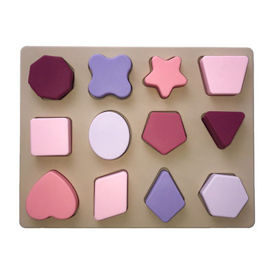 Il puzzle educativo della geometria 3D dei giocattoli DIY del silicone ha personalizzato