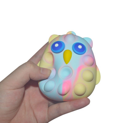 Anti palla di irrequietezza di schiocco del giocattolo 3D di compressione del silicone di pressione non tossica per i bambini