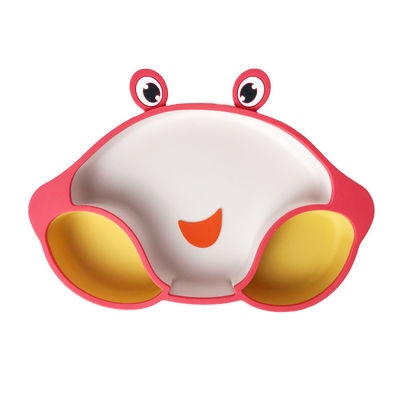 Il bambino d'alimentazione Tray Crab Shape Suction Placemat del silicone dell'alimento placca Eco amichevole