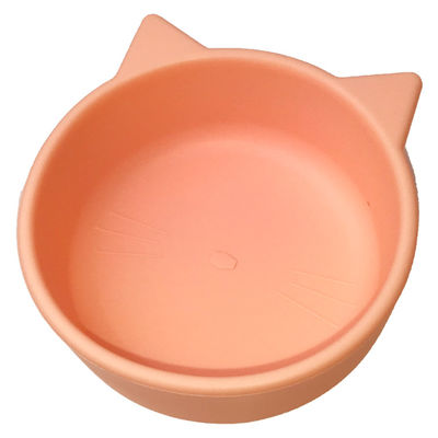 Silicone d'alimentazione Cat Shaped Food Bowls Customized della ciotola di aspirazione dei bambini
