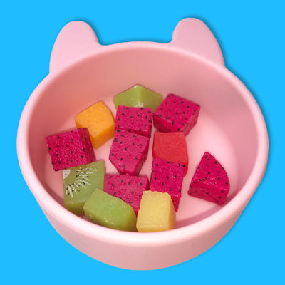 Kitten Shape Silicone Feeding Bowl ha personalizzato le ciotole infantili d'alimentazione di aspirazione
