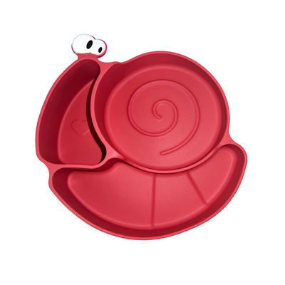 Silicone di aspirazione che alimenta forma d'alimentazione della lumaca del piatto di Tray Set Food Grade Infant