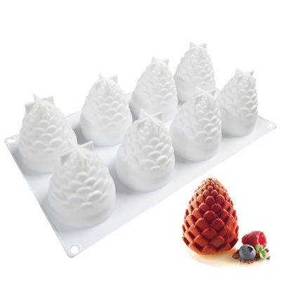 La cottura fatta a mano del silicone della mousse della muffa del dolce del silicone di Diy modella la forma su ordinazione 3D