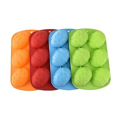 Il silicone del dolce del commestibile modella la muffa a forma di fatta a mano del dolce dell'uovo di Pasqua di Diy