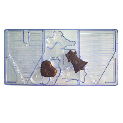 Il cioccolato su ordinazione di forma del cuore del ODM modella il commestibile del silicone sostenibile