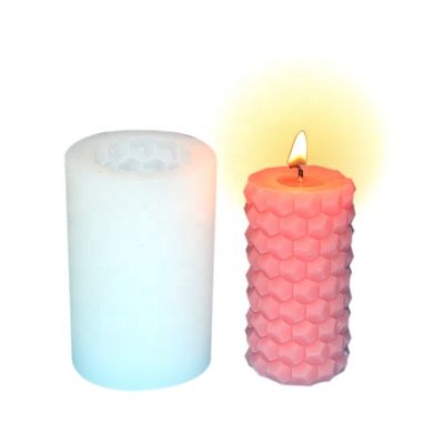 Candela amichevole sostenibile di Eco della muffa della candela del silicone dell'OEM che fa le muffe su misura