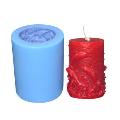 Muffe sostenibili della candela 3D della muffa della candela del silicone di forma del delfino