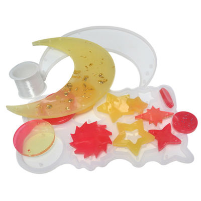 Muffa fatta a mano su ordinazione dell'epossidico di Crescent Shape Silicone Resin Mold Diy