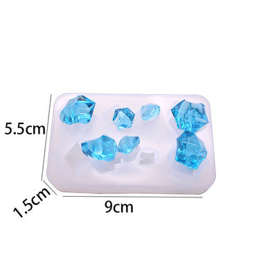Epossidico fatto a mano su misura della resina di Gem Silicone Tray Molds For della muffa della resina di silicone