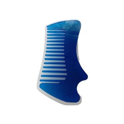 Logo su misura amichevole di Eco della muffa del pettine dei capelli della resina di silicone dell'OEM