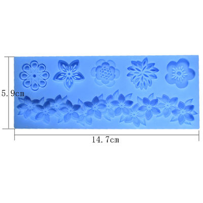 Muffe eliminabili del fiore degli utensili di cottura del silicone del commestibile per i dolci che decorano
