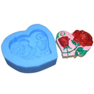 Muffa sostenibile ecologica degli utensili 3d Rose Flowers Shape Fondant Silicone di cottura del silicone