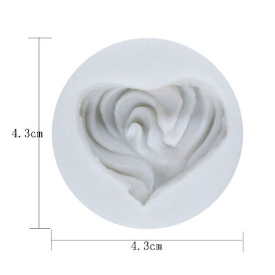 Strumenti su ordinazione 3d Rose Flower Shape Fondant Mould della decorazione del dolce di dimensione degli utensili di cottura del silicone