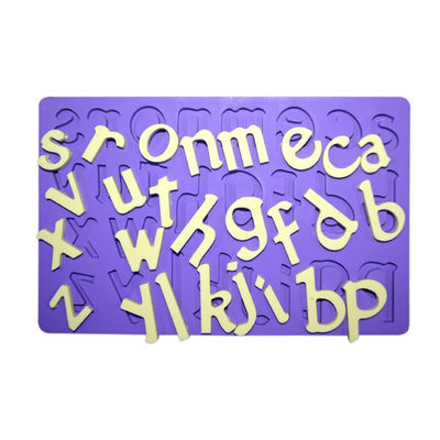 Muffe fatte a mano di alfabeto della muffa DIY della lettera del silicone del fondente per la decorazione del dolce