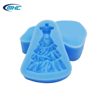 Dolce sostenibile fatto a mano di forma del vestito da Diy degli utensili di cottura del silicone che decora la muffa del silicone