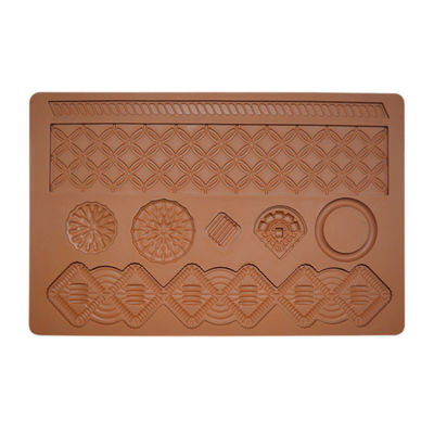 Bollente degli utensili del silicone del pizzo commestibile il dolce della mobilia del mestiere che decora gli strumenti