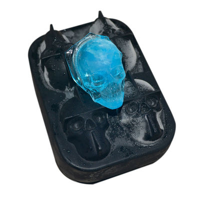La muffa sostenibile del cubetto di ghiaccio del cranio 3D della muffa del ghiaccio del silicone dell'estate ha personalizzato